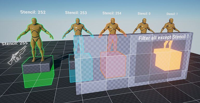 transfer depth fade to vertex color ue4